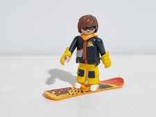 Playmobil 5460 série 5 skieur snowboard table neige snowboarder