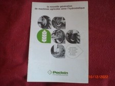 BROCHURE   PUBLICITAIRE   COMPOSANTS  HYDROSTATIQUES  POCLAIN / MACHINES AGRI