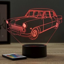 Lampe illusion 3D Simca Vedette Régence 1956