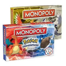 Jeu de société Monopoly manga POKEMON OFFICIEL version anglaise JOHTO / KANTO