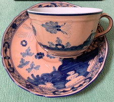 Ensemble tasse et soucoupe Richard Ginori Oriente Italiano Cipria rare...