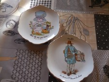 Lot de 2 assiettes