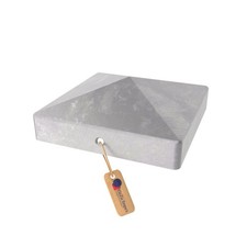 GeZu Impex® Capuchon de poteau pyramidal | Galvanisé à chaud