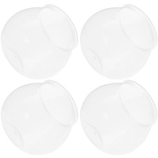  4 Pcs Bocal À Poissons Bocaux Réservoir En Plastique Aquarium De Table