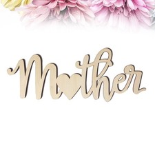  Pièce de bois mère Decor morceau de bois prop bricolage pour la maison fête de