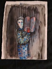 Belle Aquarelle Orientaliste