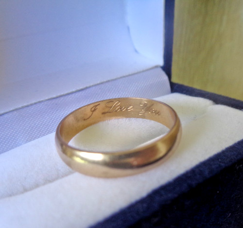 Bague alliance mariage - bague, or