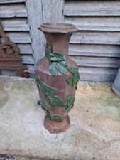 ANCIEN VASE FEUILLAGE TERRE