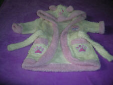peignoir Robe de chambre polaire peluche à capuche tête d'animal 6 mois neuf