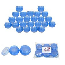 24 Pièces 10G/10ML Rond Bleu
