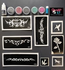 KIT COMPLET POCHOIRS TATOUAGES