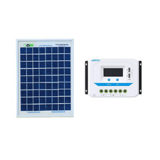 Kit solaire photovoltaïque 5W 12V PWM régulateur 10A VS