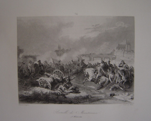 Grande gravure bataille - gravure, la