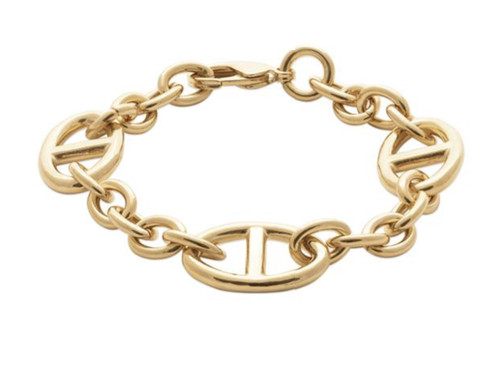 Bracelet grosse maille marine - bracelet,