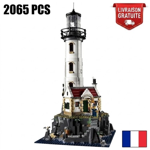 Phare motorisé 2065 pcs blocs - phare,