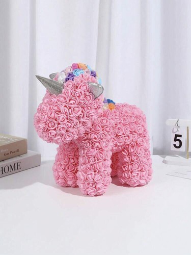 Licorne artificielle rose - licorne,