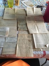 Lot Divers Vieux Papier Agricole Annee 40/50 Redevance Vigne Carnet Lait Terre