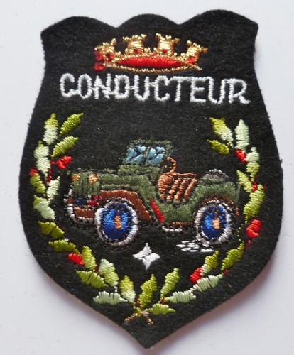Insigne patch conducteur - patch, de