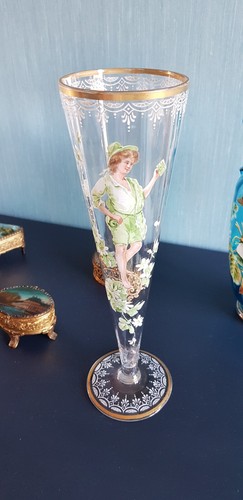 Vase décor émaillé - vase,, d'un
