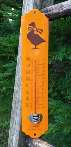 Enamel thermometer farm - enamel,