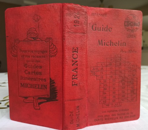 Guide michelin 1924 france - michelin,