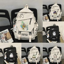 Sac à dos en nylon pour femmes sac à bandoulière anime cosplay dessin animé Totoro sacs d'école