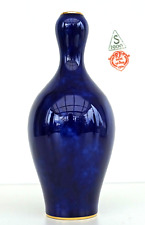 SEVRES  Manufacture Nationale  Vase Coloquinte Porcelaine Bleu et Or Sèvres 1900