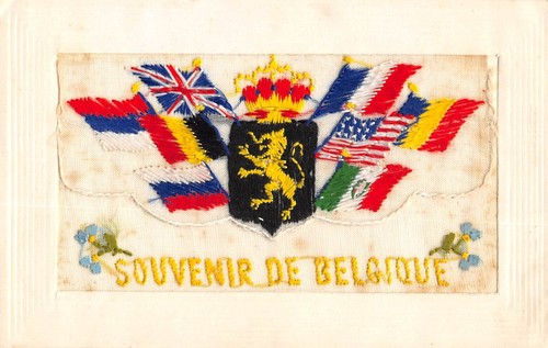 Cpa belgique brodee - belgique,