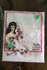 Très Rare Vintage Deadstock 1960'S Rose Soyeux Nylon Tricot Slip Taille 32