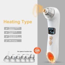 Extracteur visuel points noirs chauffant USB nettoyant visage acné pores