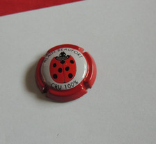 capsule de champagne Alain Beaufort contour rouge cru 100%