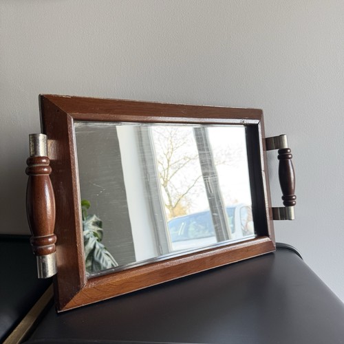 Plateau service miroir - plateau,