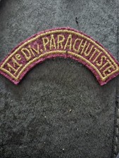 Insigne tissu militaire De La 11° Division Parachutiste Ecusson D Épaule Patch