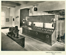 Gilletta. France, Usine de Breil sur la Roya, Pupitre Vintage print.  Tira