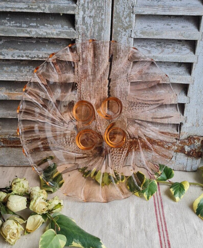 Ancienne coupe fruits en - fruits,