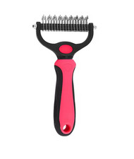 Brosse rose pour Chiens et Chats Poils Longs Peigne de Toilettage Professionnel