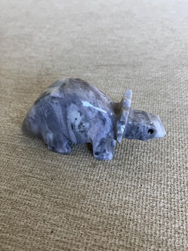 Stone dinosaur hand carved - dinosaur,