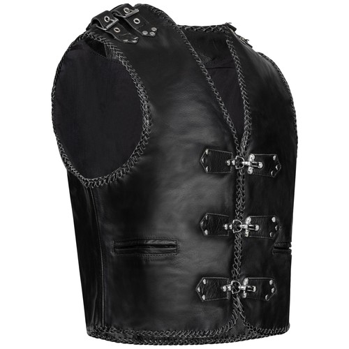 Paulgos gilet cuir 100 - paulgos,