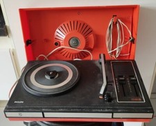 Ancien Tourne Disque Philips 523 , Non testé