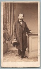 CDV 1870's Homme au chapeau en