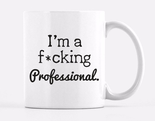 Cking professional mug - f*cking,