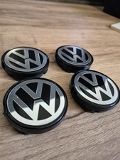 4 capuchons 55 mm VW – réf. 6N0601171 – cache moyeu jante