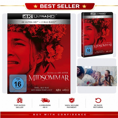 Midsommar ultra blu ray - hd, blu-ray