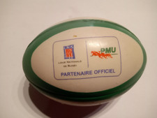 Ballon de rugby / Rare Ballon Publicitaire ligue de rugby/pmu/ longueur 9 cm