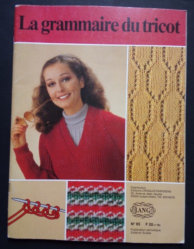 Grammaire tricot - §,