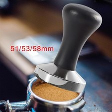 Tasseur à café en acier inoxydable Manche en bois Marteau à poudre de café