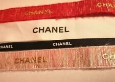 Chanel Lot de  4 rubans Ruban plusieurs modèles  50 cm neuf et Authentique 