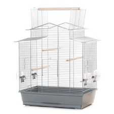 XXL Cage À Oiseaux Pour Perruches Et Canaris Avec Aire De Jeu 58,5 X 38 X 65CM