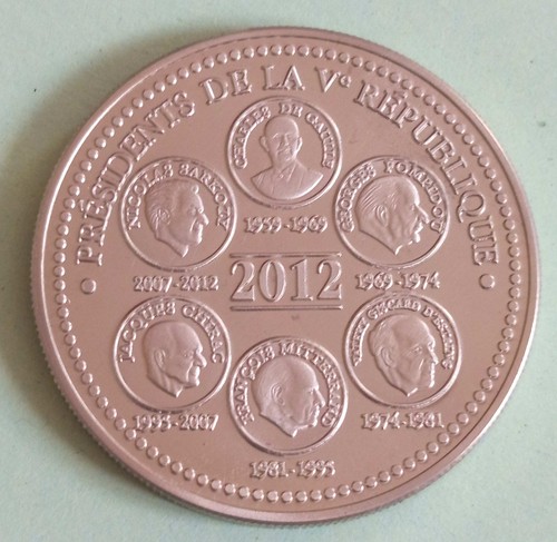 Médaille elysée 2012 - médaille,