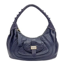 FENDI Spy Dark Blue Leather
